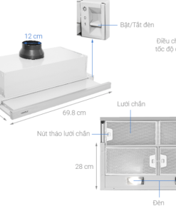 MÁY HÚT MÙI ÂM TỦ HAFELE HH S70A 533.89.031 - 7